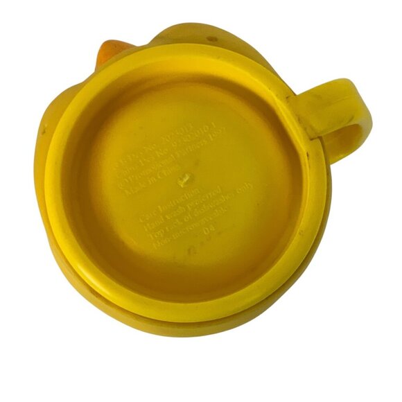 Tweety Bird Warner Bros 3D Plastic Face Mug Yellow Vintage 1992 - Picture 6 of 8
